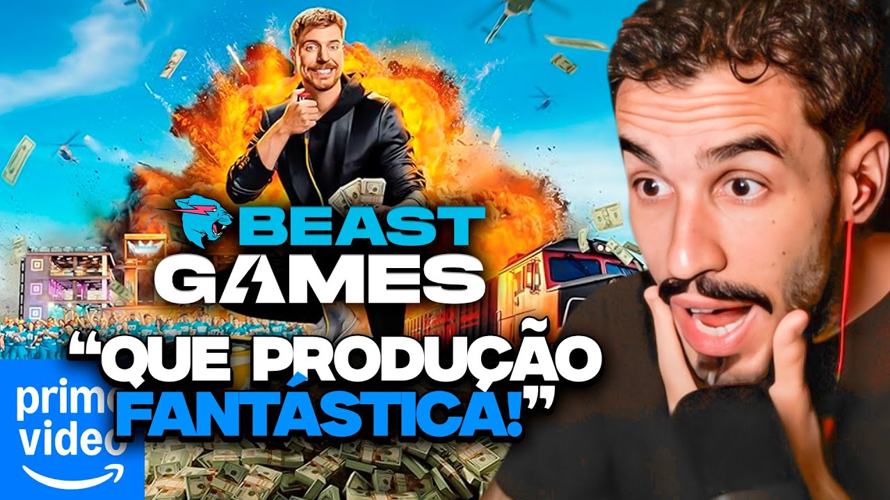 BEAST GAMES, O ROUND6 NA VIDA REAL! - EPISÓDIO 1 | REACT MR BEAST