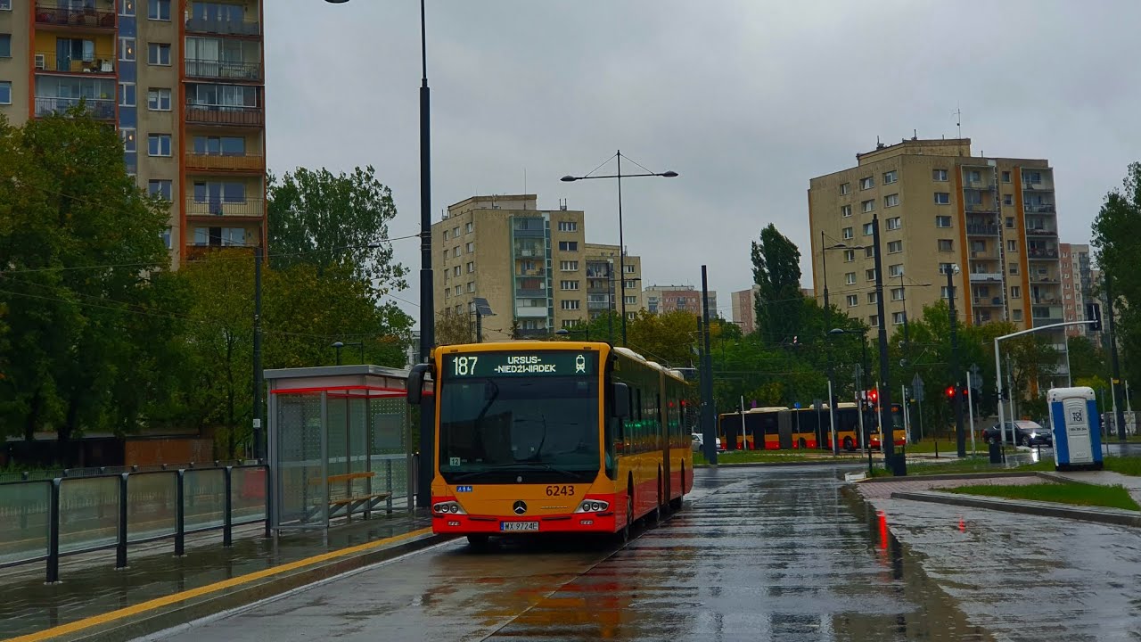 [187] MZA Warszawa - Przejazd Mercedesem Conecto LF G 