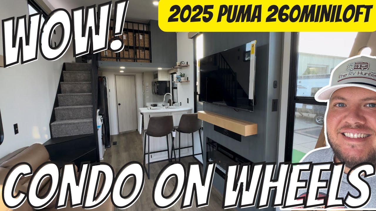 Best Decor of ANY MINI LOFT RV?! 2025 Puma 260MINILOFT