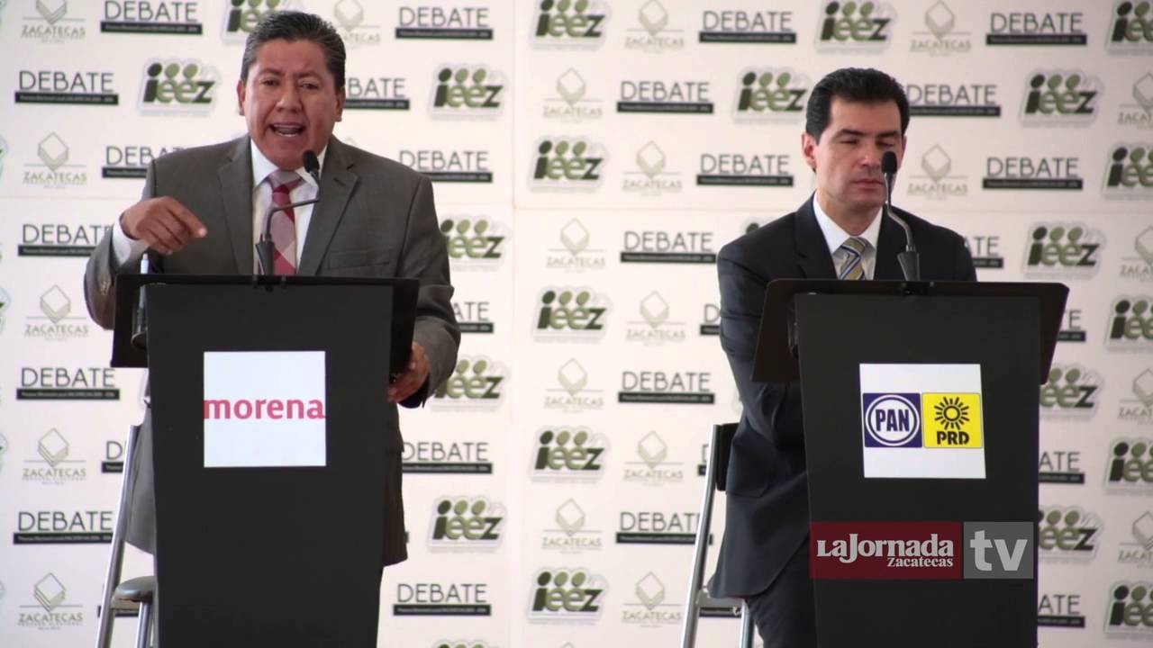 Nota - Debate IEEZ de candidatos a la gubernatura del estado/2016.