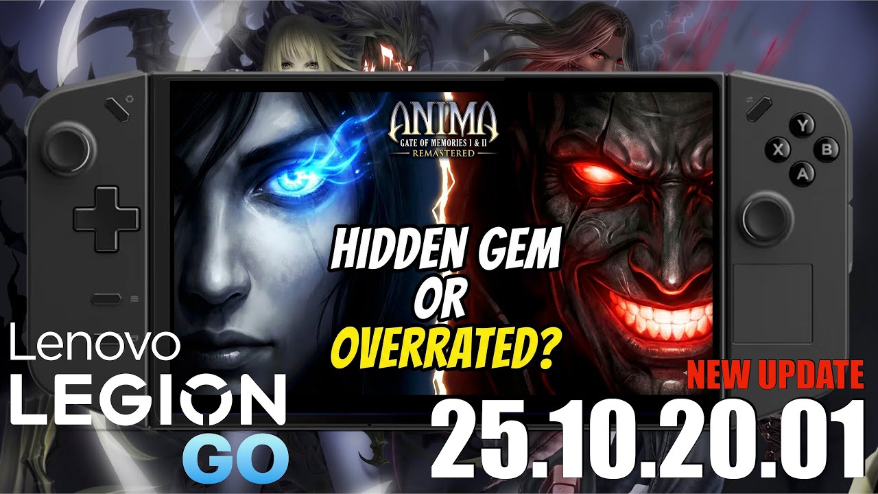 Я играл в Anima Gate of Memories Remastered на Lenovo Legion Go с AFMF 2.1 и получил более 100 FPS!