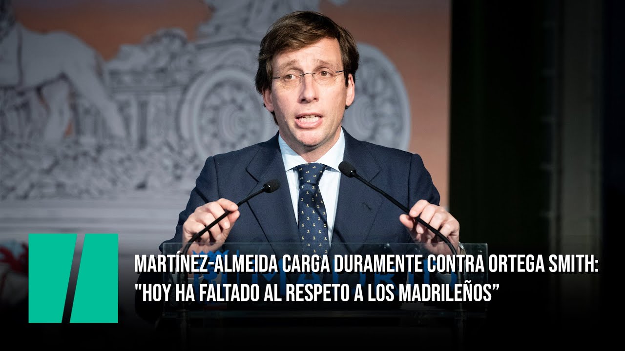 Martínez-Almeida carga duramente contra Ortega Smith: 