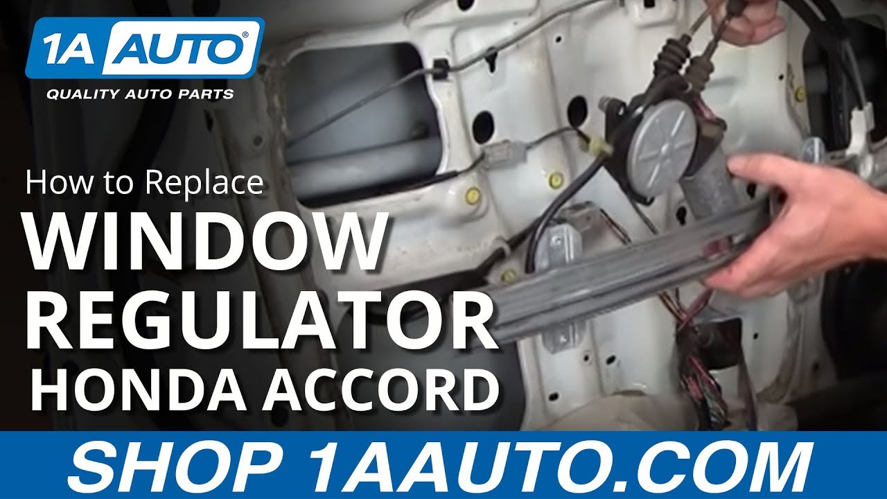 How to Replace Window Regulator 94-97 Honda Accord