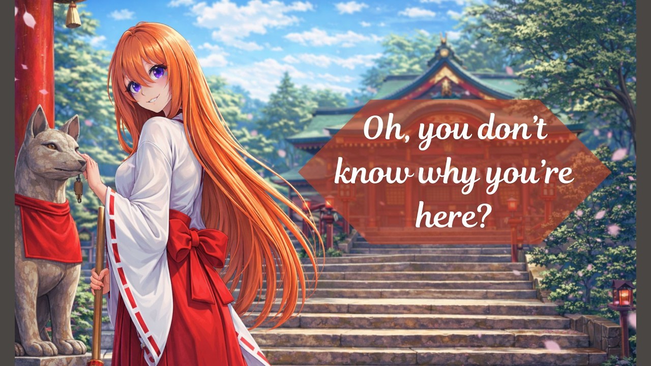 Possessive Shrine Maiden Wishes to Cleanse you: ASMR [Kitsune] [Yandere] [F4A]