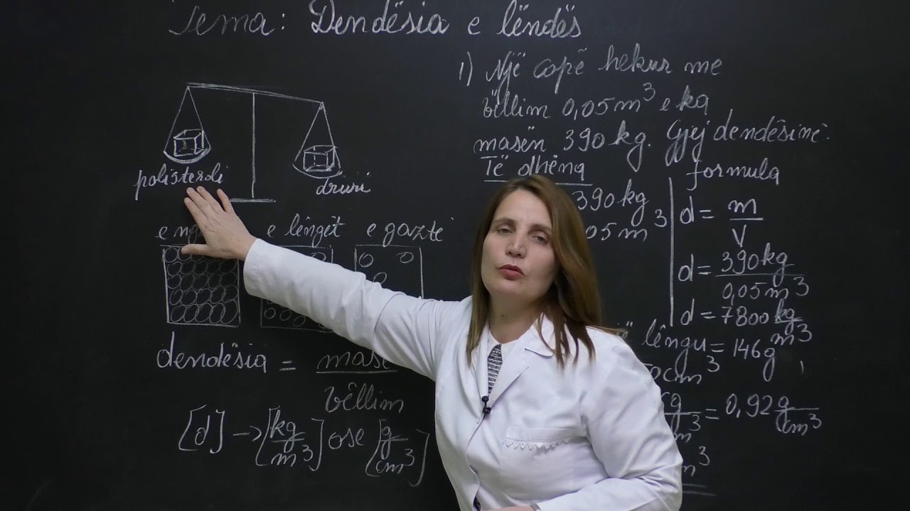 Klasa 9 Fizike Dendësia e Lëndës