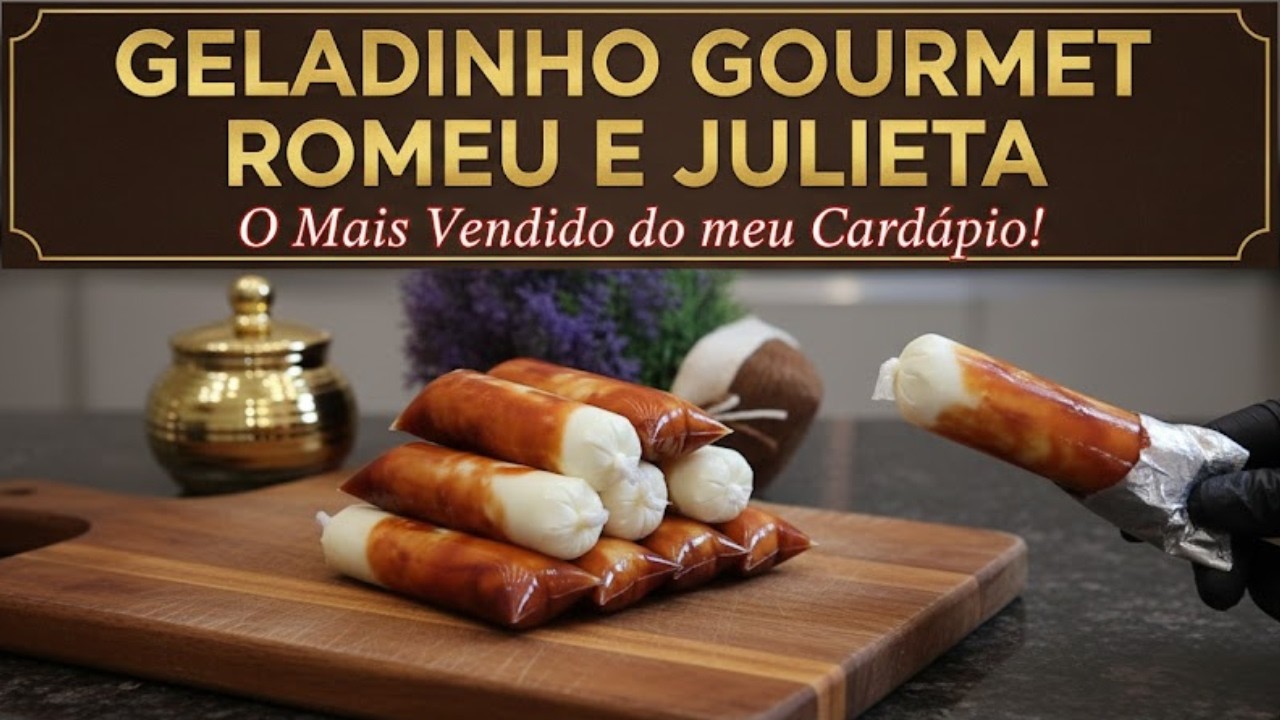 GELADINHO GOURMET ROMEU E JULIETA: O Mais Vendido do meu Cardápio!
