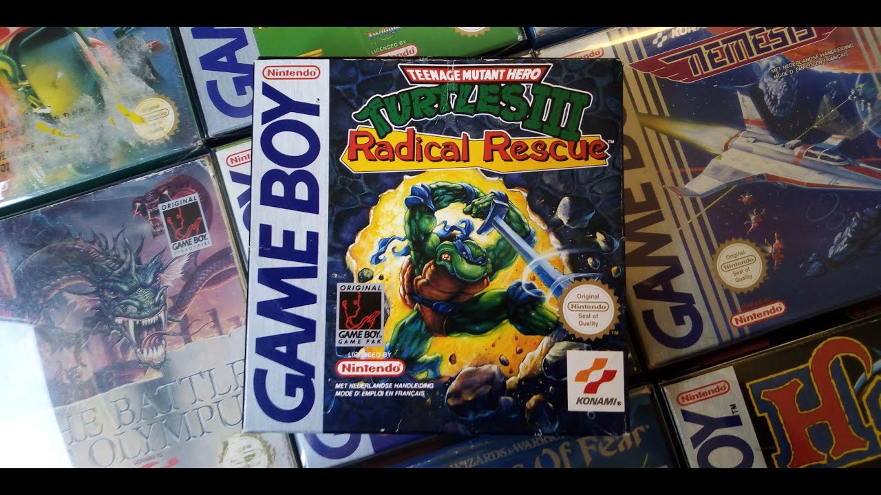 🐢 TEENAGE MUTANT NINJA TURTLES 3 Radical Rescue 🐢 Le TOP des Tortues Ninja sur Game Boy