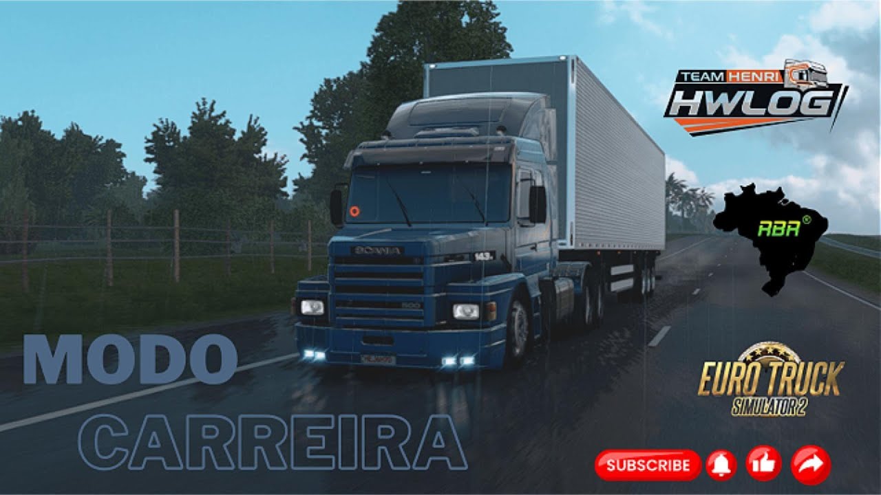 MODO CARREIRA | DORMI NA DIREÇÃO E O PREJUÍZO VEIO | SCANIA 143H | ETS2