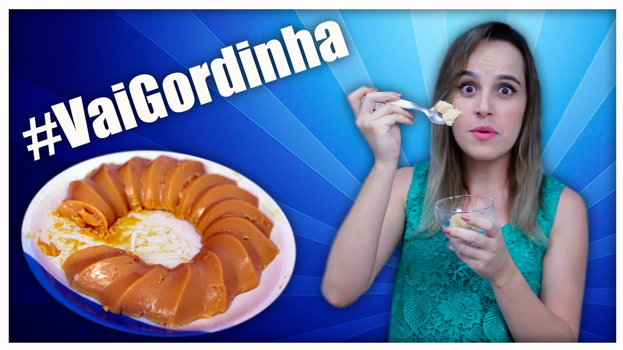 Sobremesa com 3 Ingredientes - Gelatina de DOCE DE LEITE #VaiGordinha