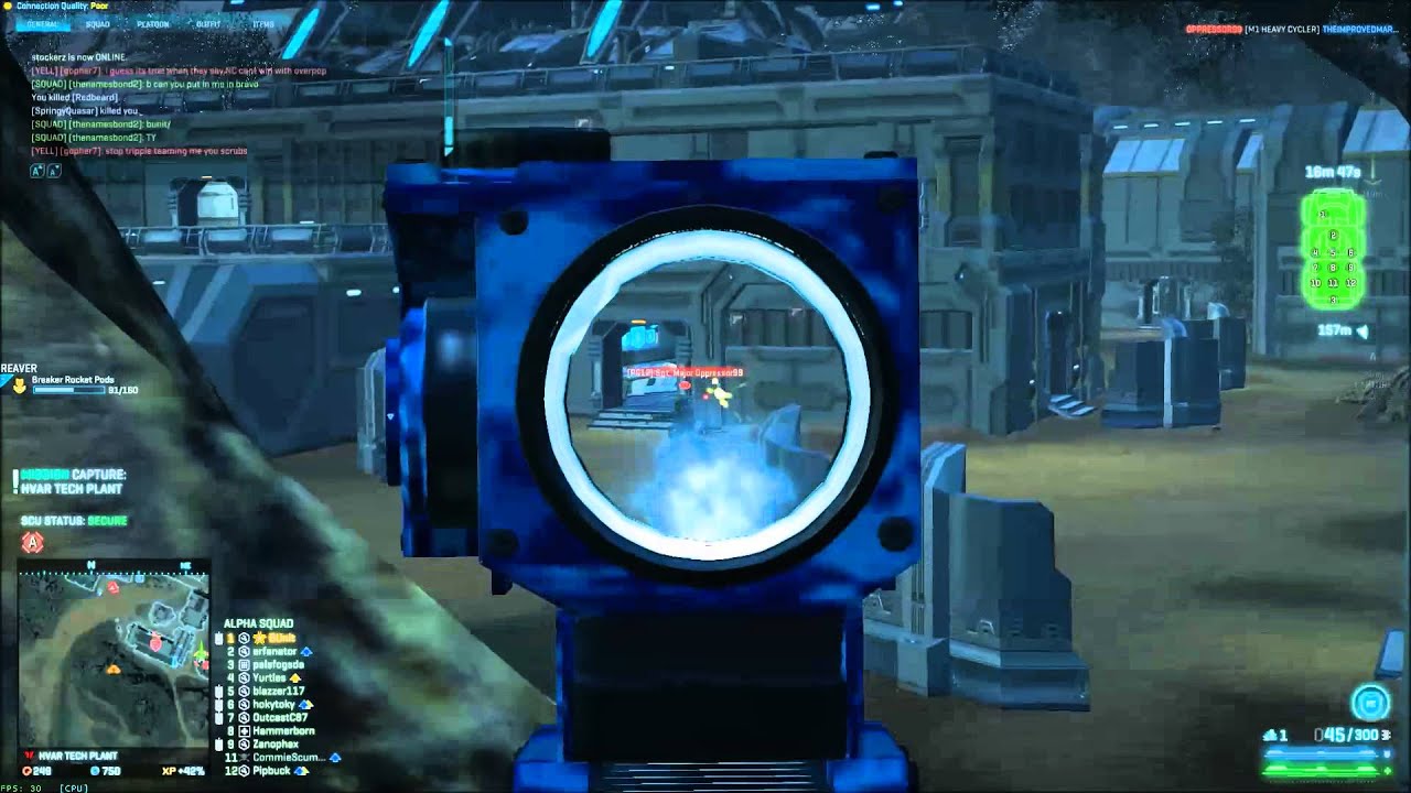 Gauss Saw Montage and Auraxium (1160 kills) Medal! (New Conglomerate - Heavy Assault - Planetside 2)