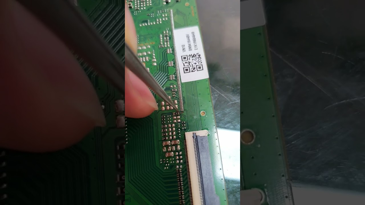 Samsung 55Q65 hạ từ 1 c&aacute;p 96 pin xuống 1 c&aacute;p 51 pin chạy tcon
