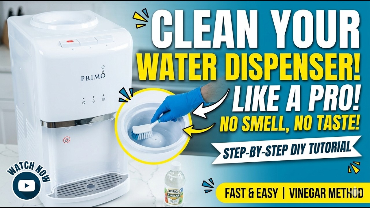 Clean Primo Water dispenser or similar water dispenser diy tutorial Water dispenser cleaning how to