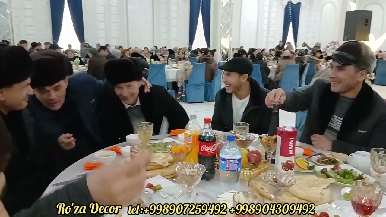 Gʻozovot Baxodir ogʻomiz Zamira apkamiz xonadonida galin toʻyda xizmatdamiz 😊