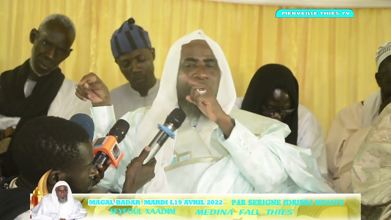 Écoutez SERIGNE IDRISSA NDIAYE L'ORD DE SONT DISCOURE  CÉRÉMONIE Officielle BADAR 2022