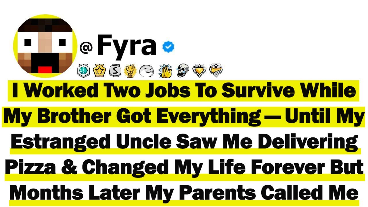 I Worked Two Jobs While My Brother Got Everything—Until My Estranged Uncle Saw Me Delivering Pizza &