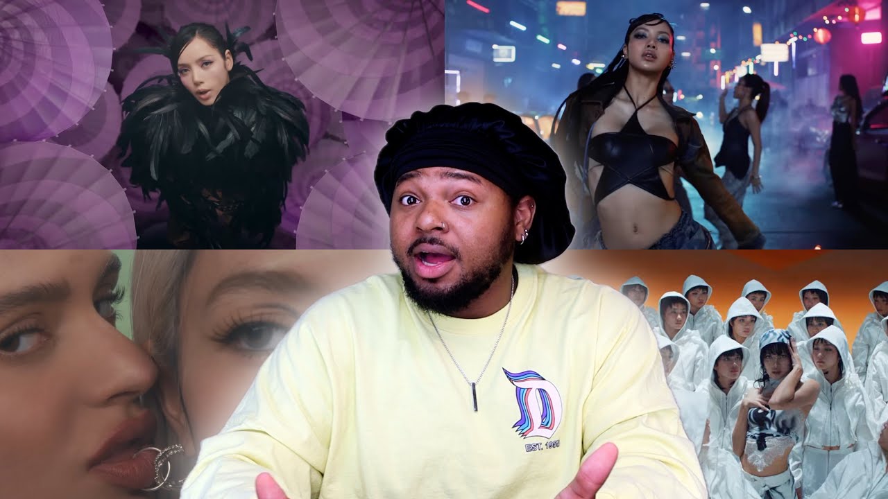 LISA & ROSALÍA x NEW WOMAN + ROCKSTAR (OFFICIAL MUSIC VIDEOS) | REACTION