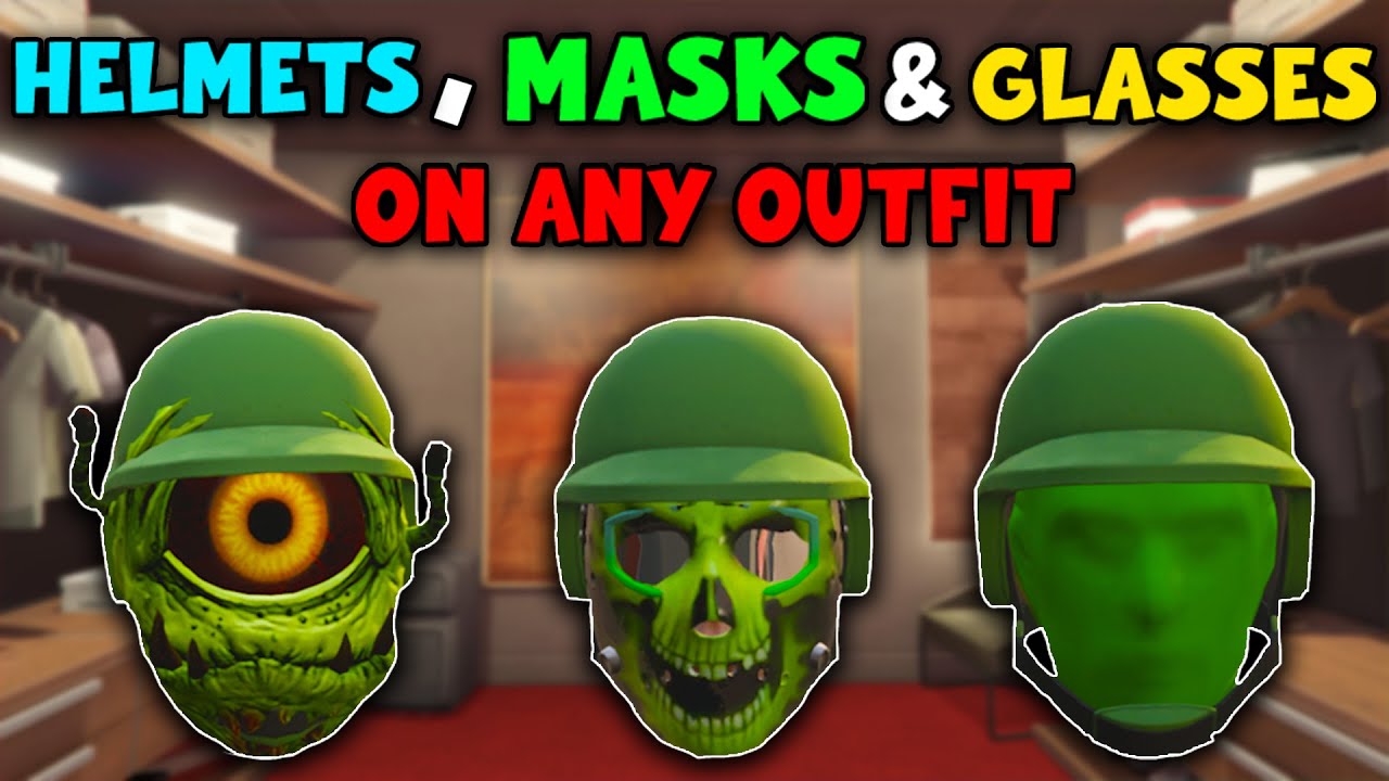 Helmets, Masks & Glasses on Any Outfit in GTA Online (Easy Glitch)