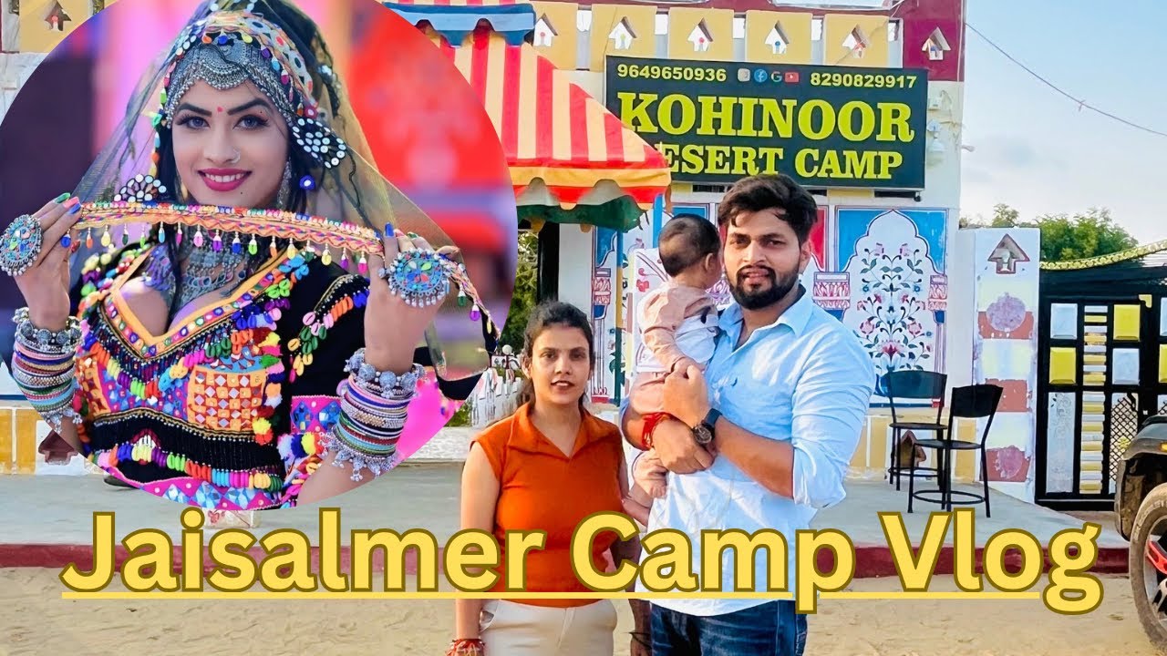 Jaisalmer Desert Camp Vlog | Package, Food & Activities | Rajasthan Travel Guide 