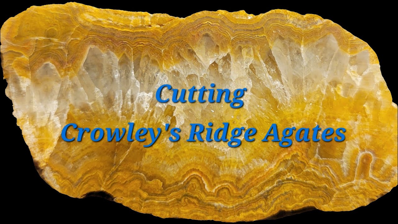 Cutting AMAZING Crowley's Ridge Agates