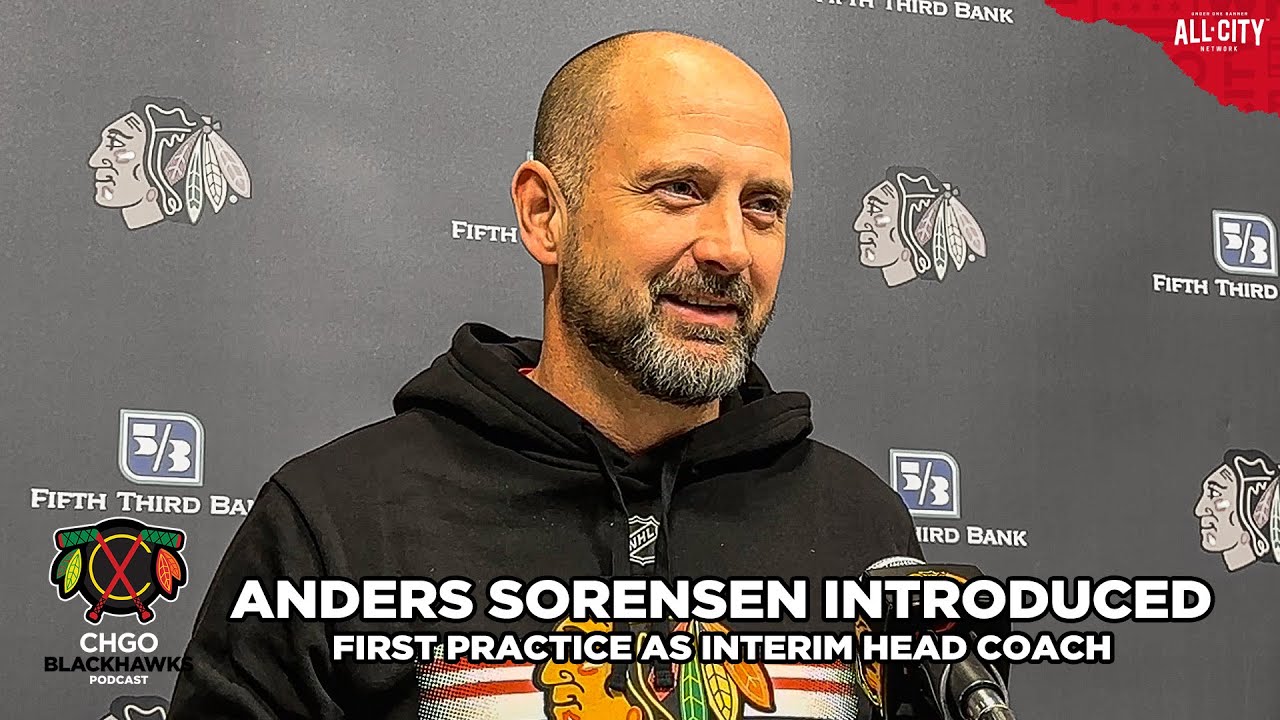 Anders Sorensen speaks for first time since being named Interim Head Coach | CHGO Blackhawks