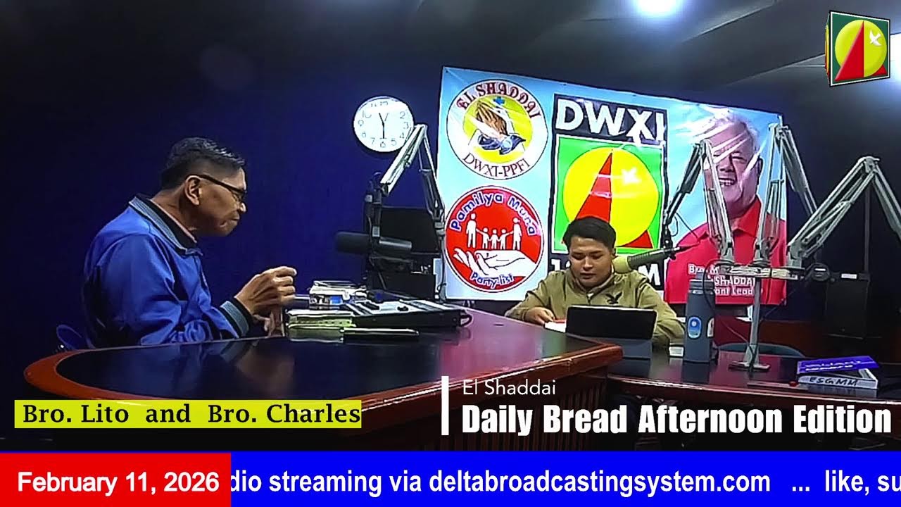 DWXI 1314 AM Live Streaming I Wednesday (February 11, 2026) #dailybreadafternoonedition