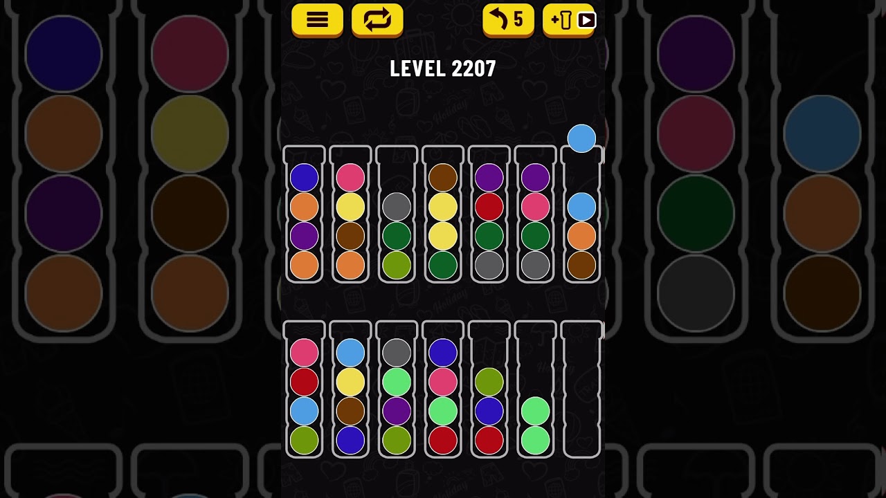 【Ball Sort Puzzle】Level.2207
