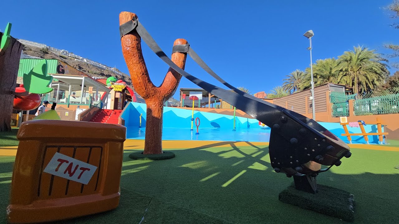 ANGRY BIRDS (Activity Park)  Puerto Rico Gran Canaria, Spain.  January 09, 2025.