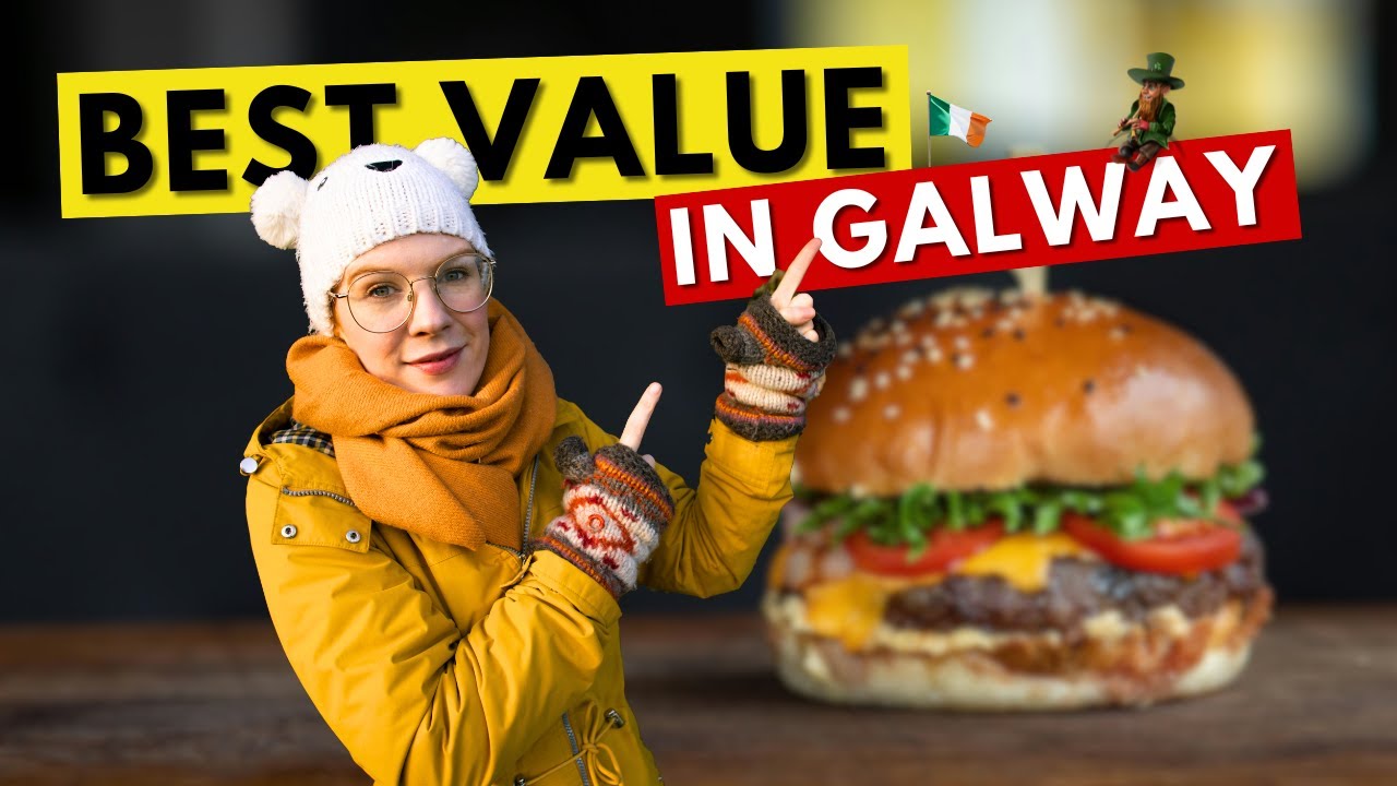 BEST VALUE Burger in Galway Ireland | Cost of LIVING IN IRELAND VLOG 🇮🇪