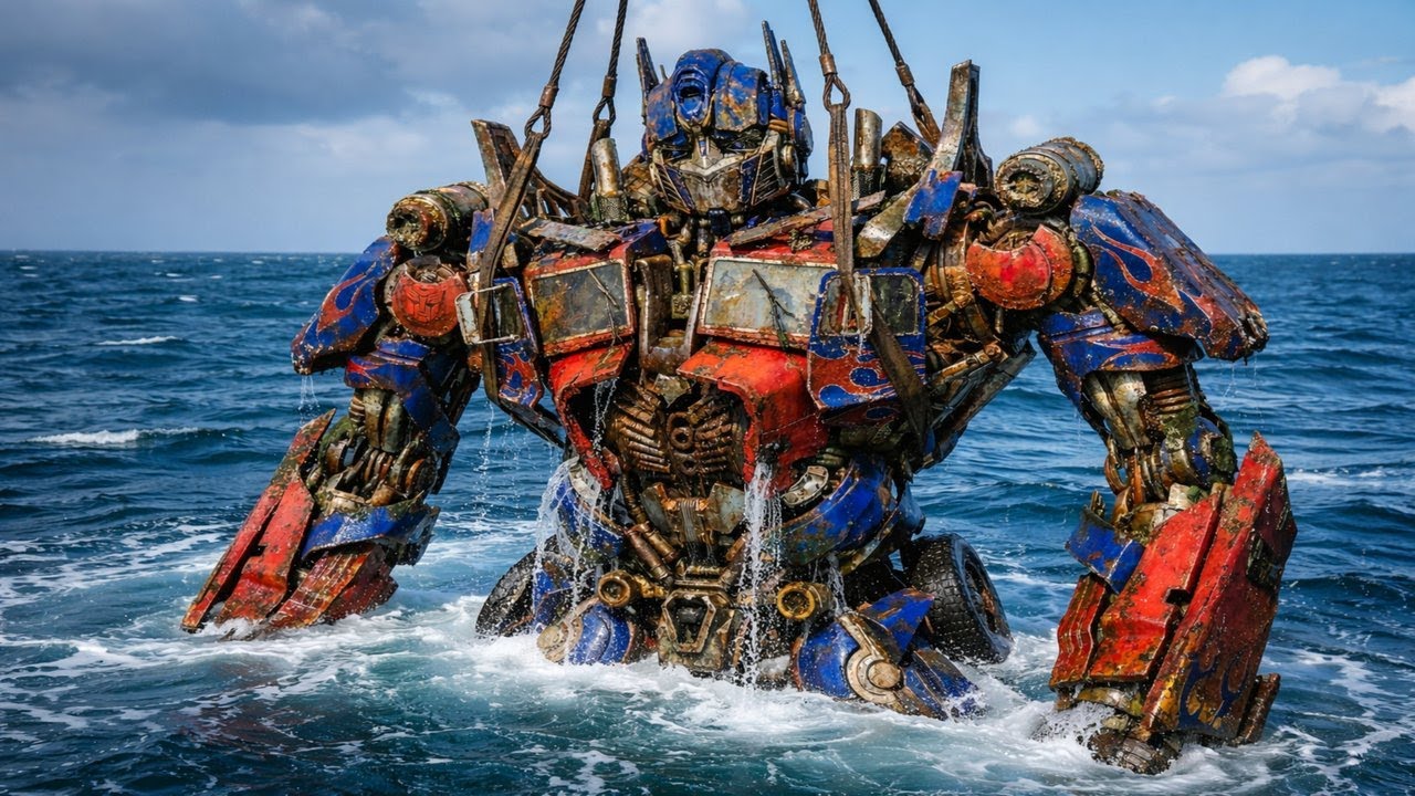 Ascension of an Icon Retrieving and Reviving Optimus Prime from the Ocean Base