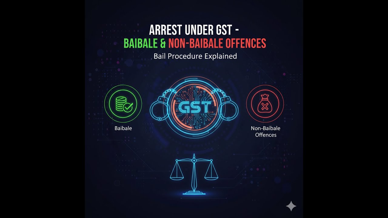 Arrest and Bail under GST - Complete Legal Guide