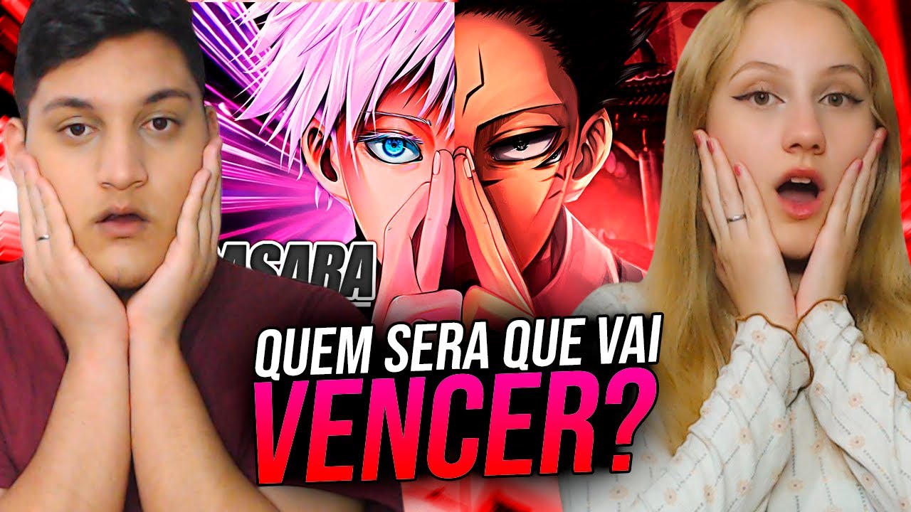 REACT EM CASAL - Sukuna VS. Satoru Gojo | Santuário Infinito (Jujutsu Kaisen) | Basara