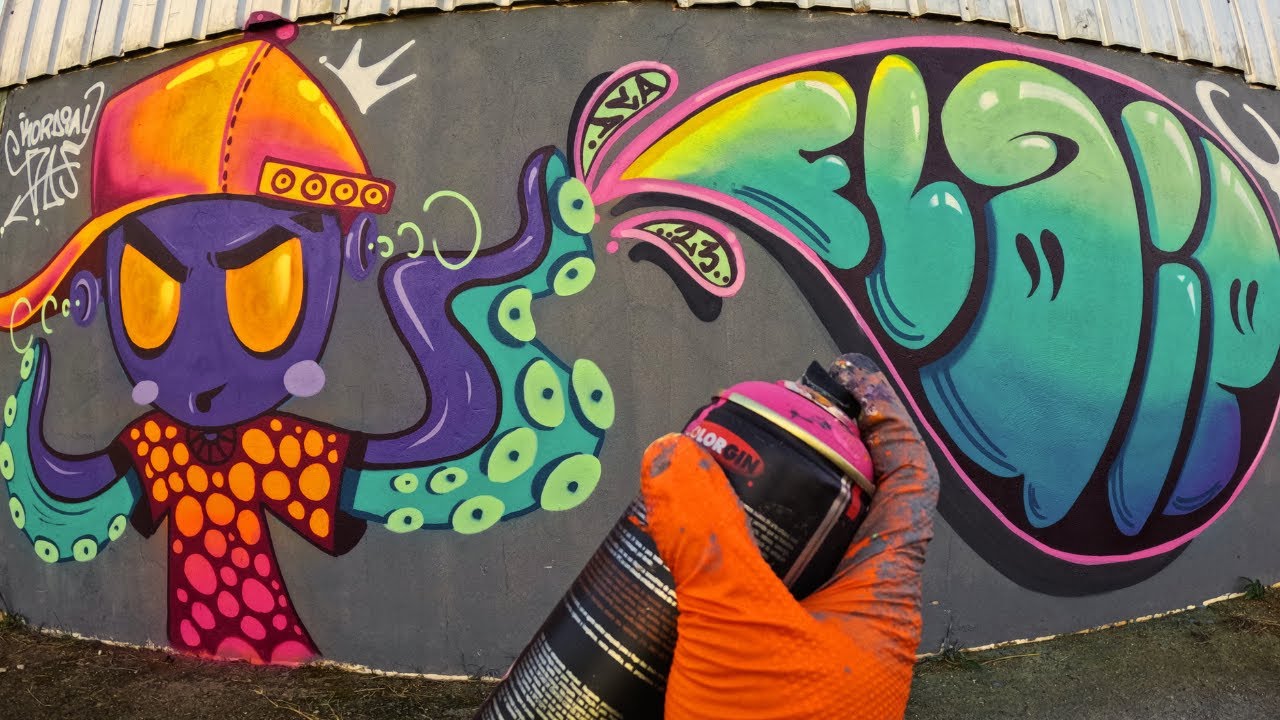 💥 Graffiti - Character Bombs with Letters  (kordial)