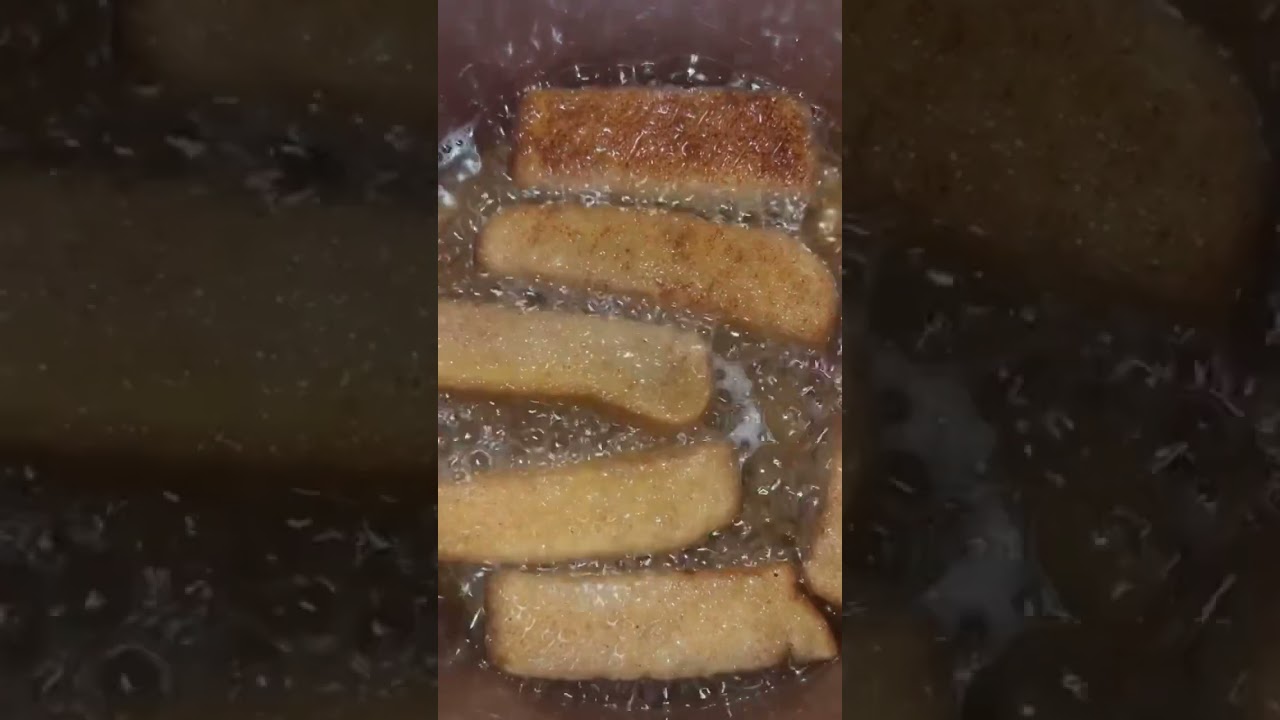 ASMR French toast with cream cheese #asmr #shorts