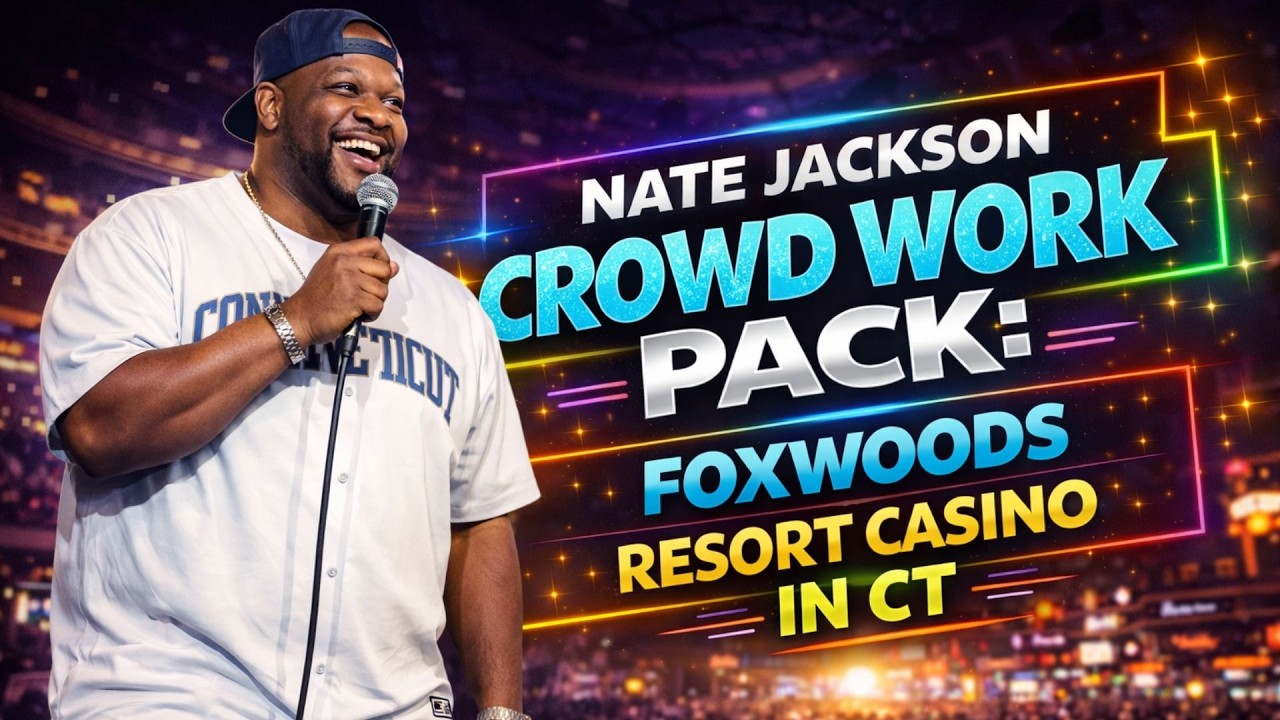 Nate Jackson Crowd Work Pack: Foxwoods Resort Casino in CT | Nate Jackson's legendary response