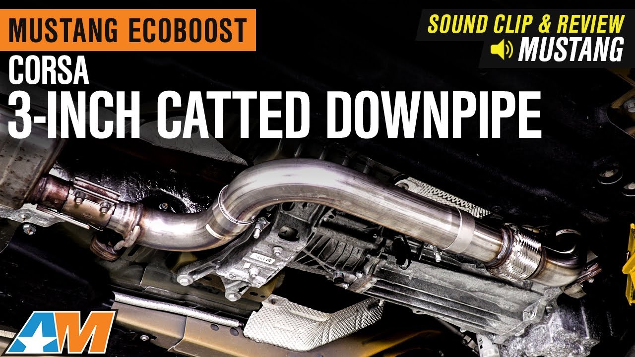 2015-2021 Mustang EcoBoost Corsa 3-Inch Catted Downpipe Review & Install