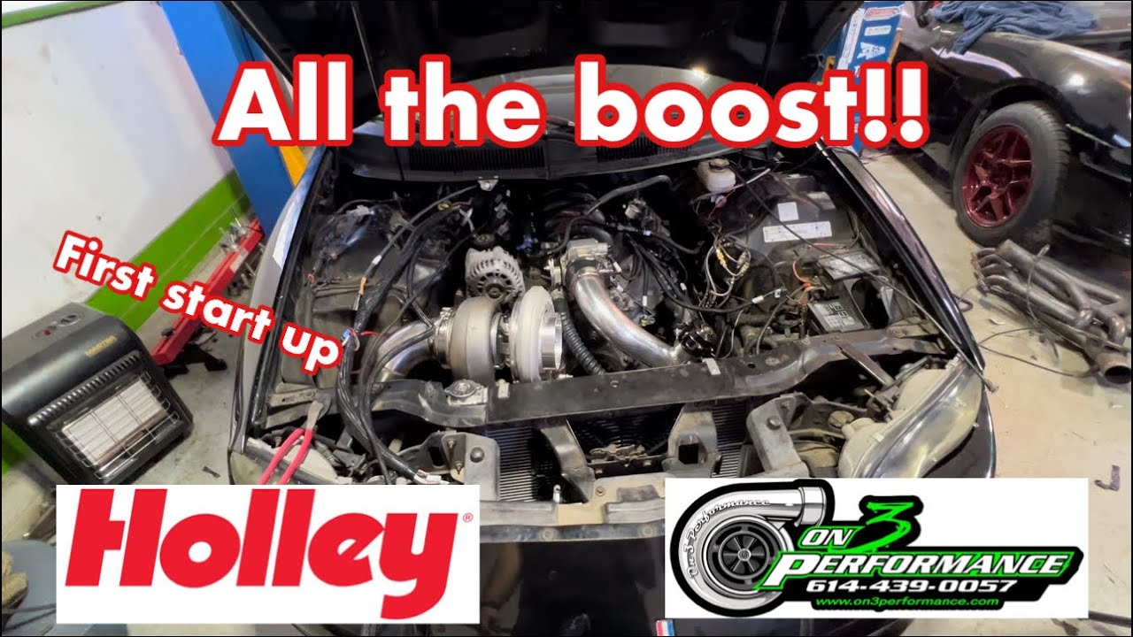 Installing On3 performance t6 fbody 86mm turbo kit (she fired up)