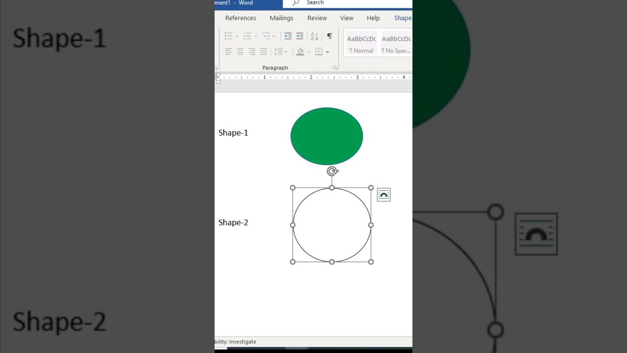 How to Fill Shape Color😮 #word #msword #shape #shapefill #shortsvideo #shorts #computer #eca #color