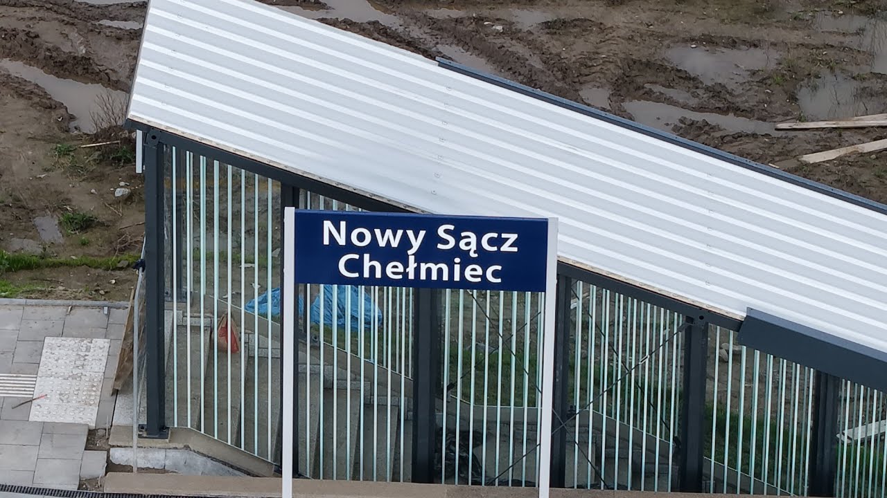 Prace przy budowie linii kolejowej nr 104 odcinek Nowy Sącz 26.10.2025 #skyscraper #nowysącz
