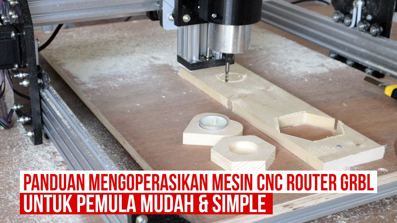 Cara Menjalankan Mesin CNC Router GRBL untuk Pemula Menggunakan Opnebuilds Control & Vectric Aspire