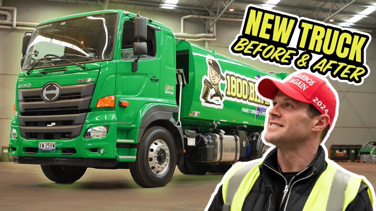 Getting Our BRAND NEW Bin Boy Garbage Truck Ready for the Road