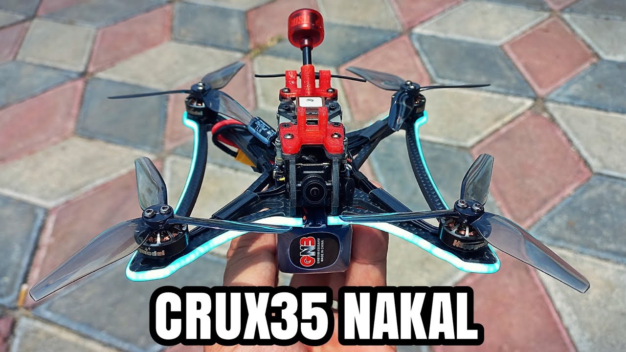 CRUX35 HD Custom Frame 4mm ELRS GPS LED