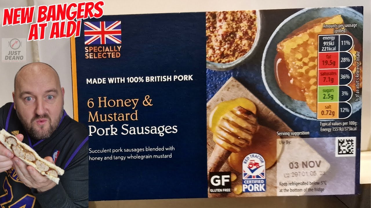 Are these NEW BANGERS AT ALDI going to live up to MRS DEANOS EXPECTATIONS? Honey & Mustard Sausages