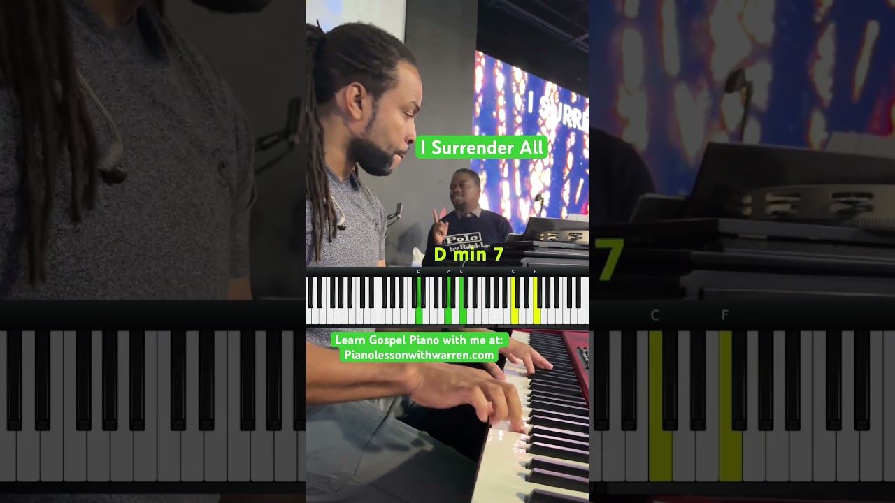 I surrender all - gospel piano hymn ￼