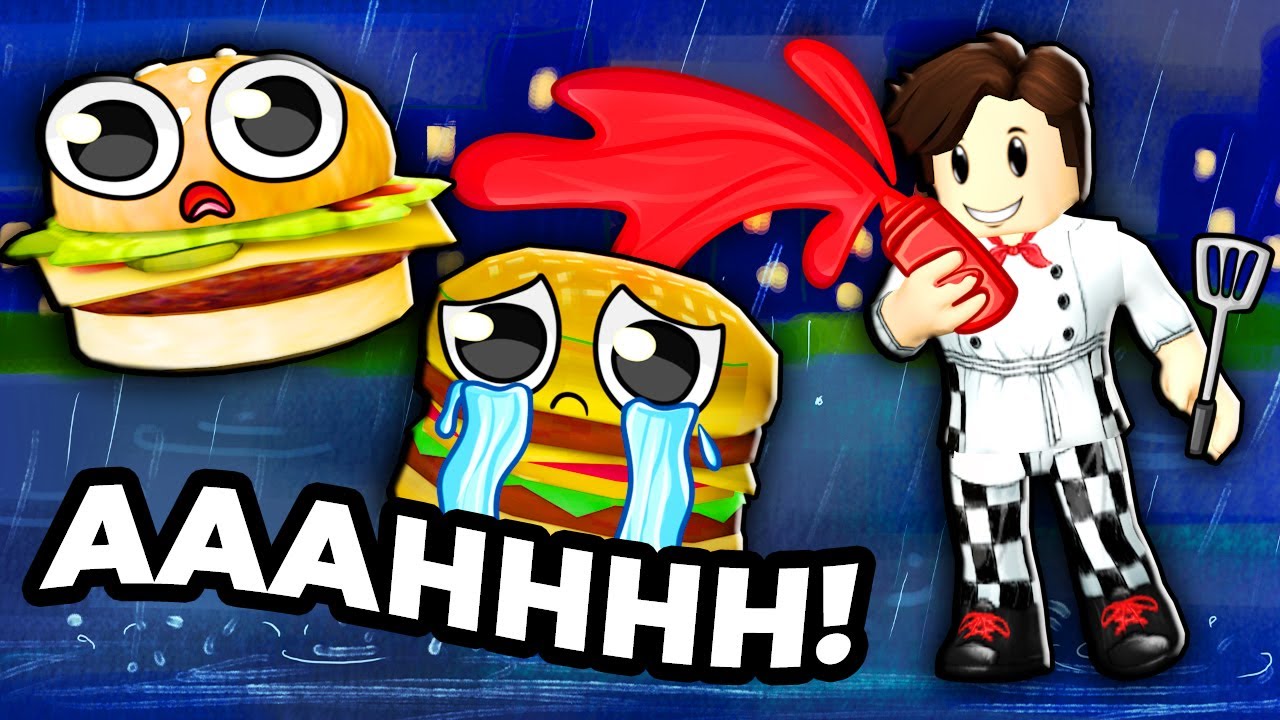 Playing as BURGERS in Roblox!