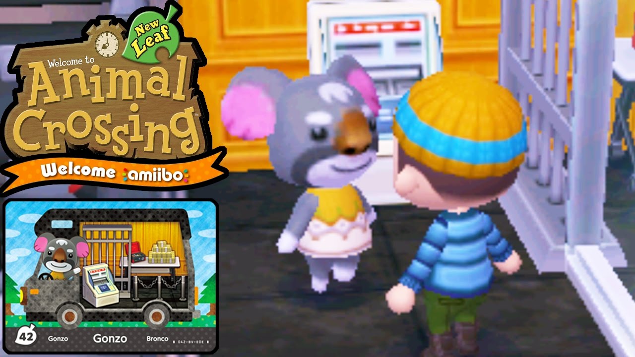 Animal Crossing New Leaf - Welcome amiibo Card Update - Gonzo RV Home ABD - 3DS Gameplay Walkthrough