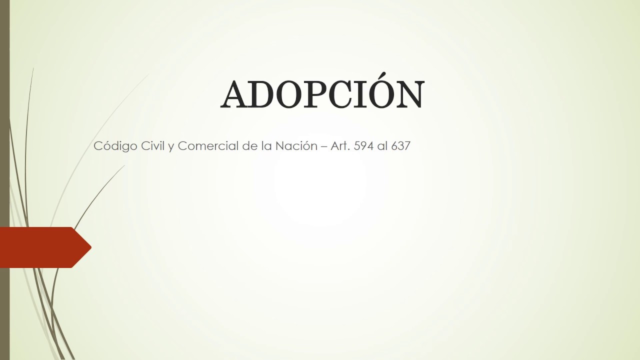 Adopción En Argentina - CCCN - Análisis y desarrollo