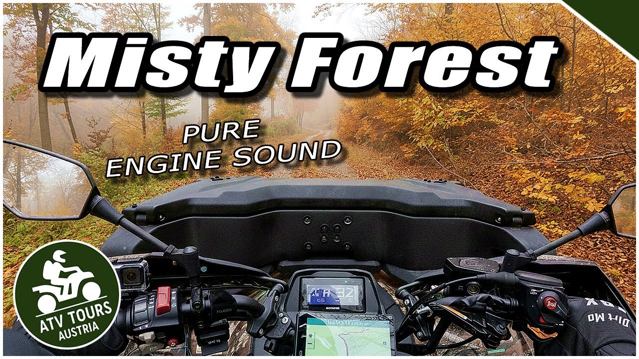 POV: CFMOTO Cforce 520L – Misty Forest Ride in Austria | Pure Engine Sound, No Talking