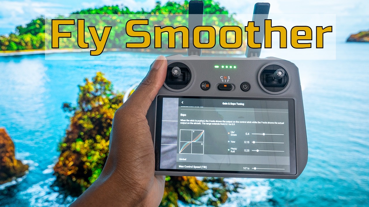 Получайте кинематографические кадры с вашего DJI Mini 5 Pro всего одной настройкой.