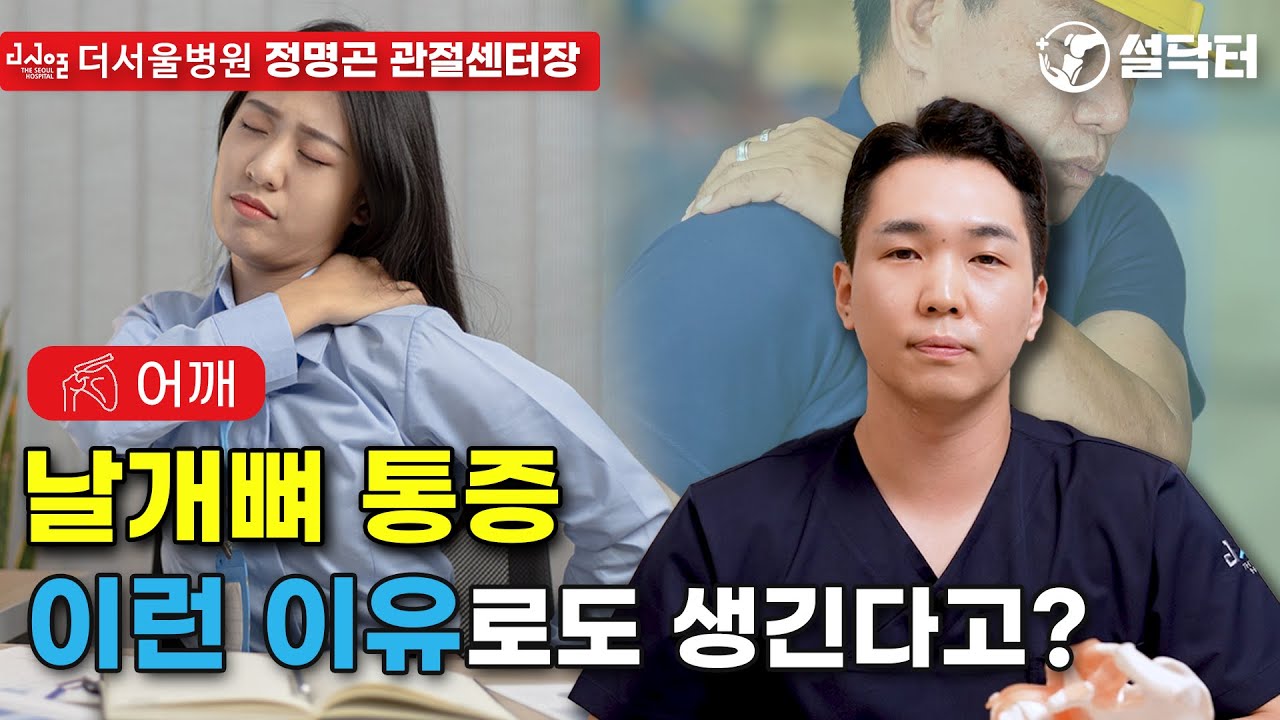 날개뼈 통증, 견갑골 통증이 심해지는 원인 3가지 - 치료법도 다릅니다 #설닥터
