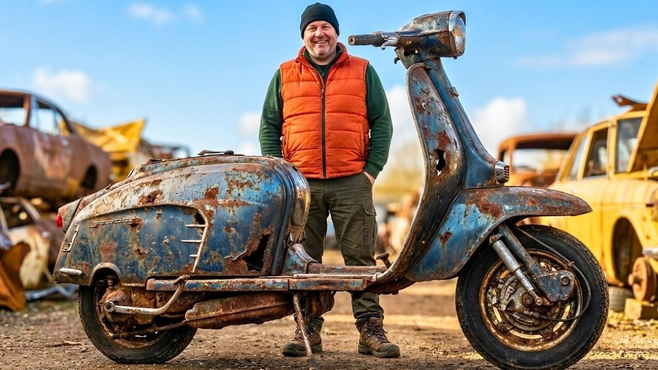 ASMR Lambretta Restoration | 1969 GP 200 Complete Rebuild from Rust to Glory